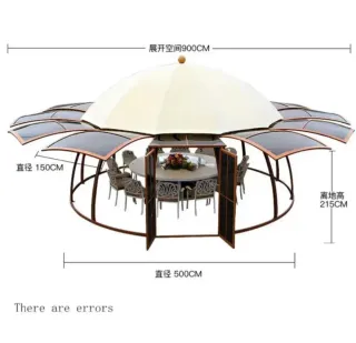 Pérgola de exterior moderna