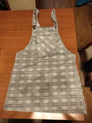 Vestido Peto Cuadros Talla M