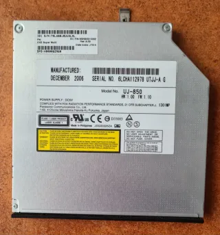 Lector Grabador DVD Portátil Panasonic UJ-850