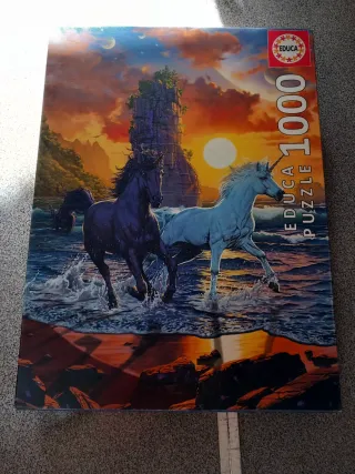 Puzzle Educa 1000 Piezas Caballos Fantasía