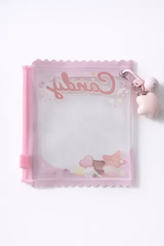 Funda Tamagotchi rosa + charm