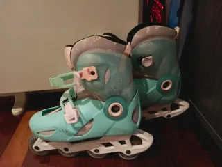 Patines Oxelo Talla 34-36 con ruedas de Luces