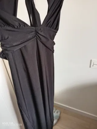 Vestido largo negro fiesta