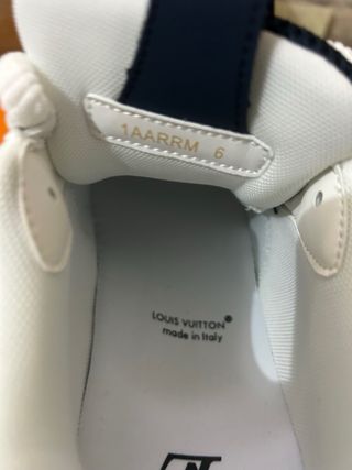 Scarpe donna Louis Vuitton blu e bianche