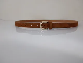 Cintura donna in camoscio marrone