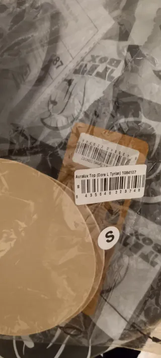 Sujetador deportivo Titan Box Wear negro. Talla S.