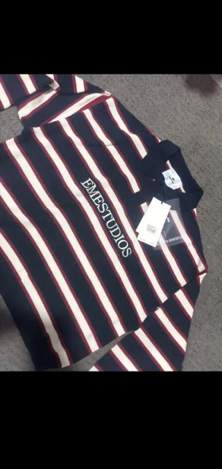 Jersey Eme Studios Rayas Azul Marino