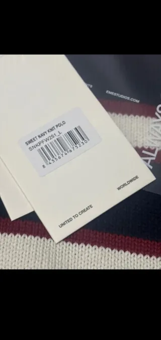 Jersey Eme Studios Rayas Azul Marino