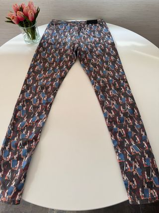 Vaqueros Bimba y Lola Talla 34 Estampados