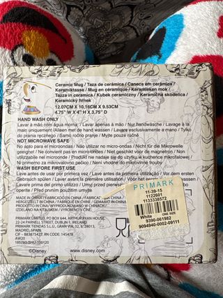 Taza Disney Chip La Bella y la Bestia