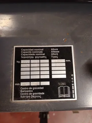 Elevador eléctrico 1000kg