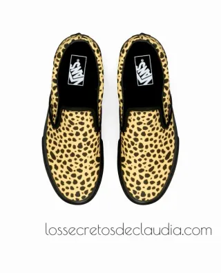 NUEVAS zapatillas VANS slip-on animal print