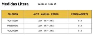 LITERA ABATIBLE HORIZONTAL CRONO