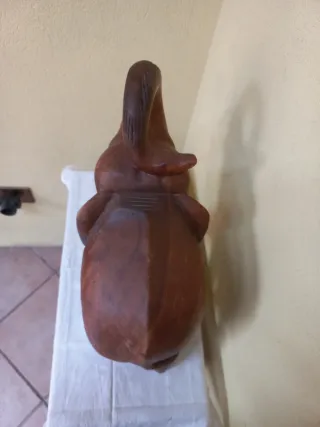 Elefante decorativo in legno