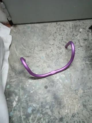 Manillar púrpura para bicicleta
