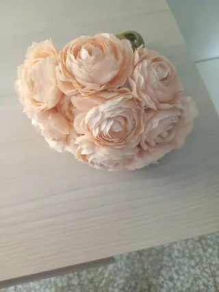 Mazzettino rose finte rosa