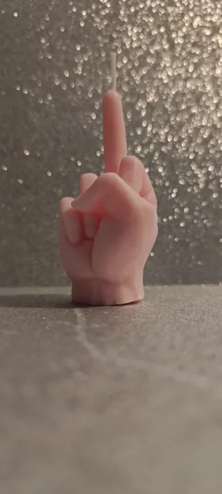 Candela Dito Medio Decorativa