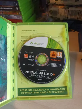 Metal Gear Solid V Ground Zeroes XBOX 360