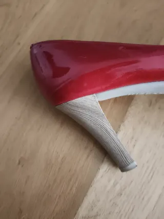 Zapatos Hispanitas charol rojo T37