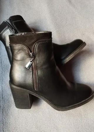 Botines negros talla 37