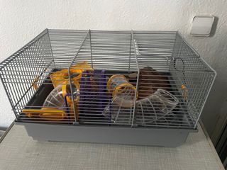 Jaula para hámster con accesorios