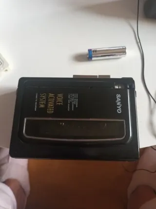 Reproductor Cassette Sanyo Voice Activated