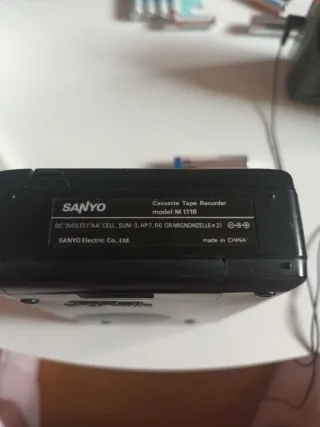 Reproductor Cassette Sanyo Voice Activated