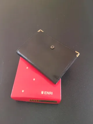 Agenda billetero polipiel ENRI negra