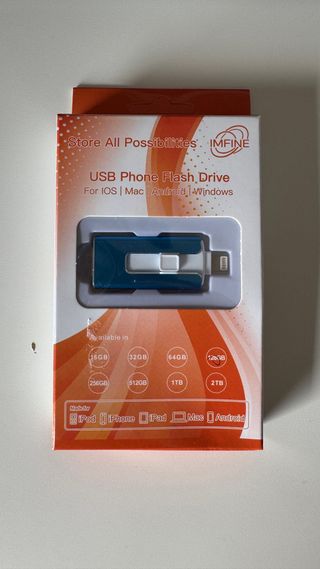 USB 128GB Flash Drive para Móvil y PC
