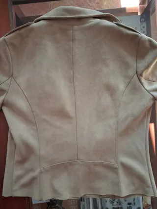 Chaqueta efecto ante mujer