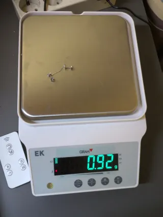 Pendiente doble Luna y Estrella Plata 925