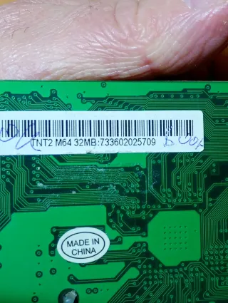 SCHEDA VIDEO AOPEN M64-AGP TNT 2 USATA