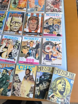 comics Hitler Mussolini Kennedy Che