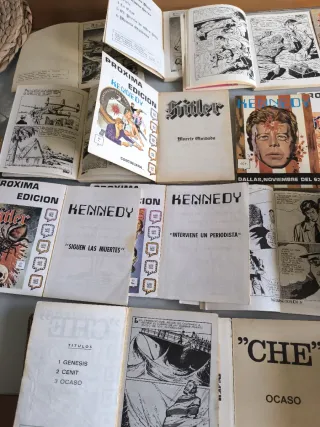 comics Hitler Mussolini Kennedy Che