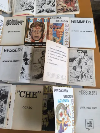 comics Hitler Mussolini Kennedy Che