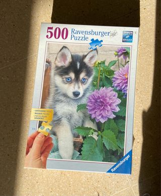 Puzzle Ravensburger 500 piezas cachorro