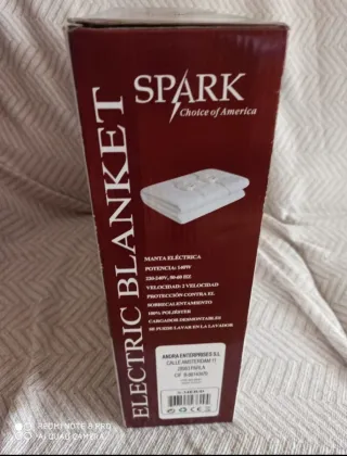 Manta Eléctrica Spark Calienta Cama