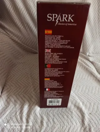 Manta Eléctrica Spark Calienta Cama