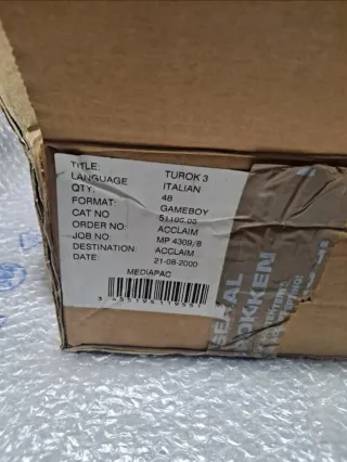 Confezione da 4 Turok 3 GBC (Game Boy Color)