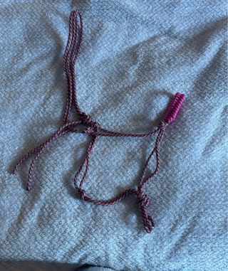 Capezza in corda per cavalli