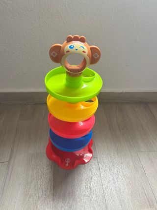 Juguete Espiral Mono Apilable con bola