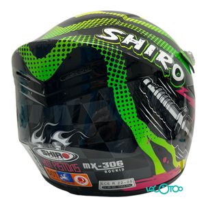 Casco SHIRO MX-306 HOT PISTONS ROCKID E9