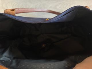 Bolso Longchamp Le Pliage Azul Marrón
