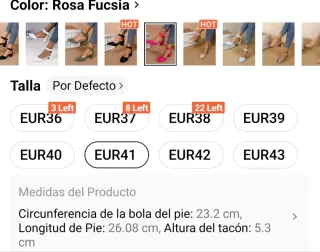 Zapatos de tacón rosa con pulsera