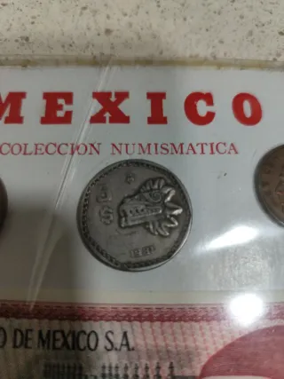 Lote Monedas y Billete México Colección Numismátic
