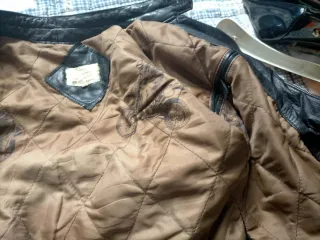Chaqueta de cuero moto o vestir de piel