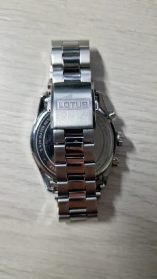 Reloj Lotus Cronógrafo Cuarzo Azul/Plata