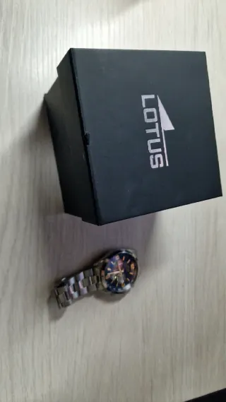 Reloj Lotus Cronógrafo Cuarzo Azul/Plata