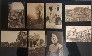 Lote 8 Cartoline Antiche della Guerra Civile Spagnola