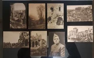 Lote 8 Cartoline Antiche della Guerra Civile Spagnola